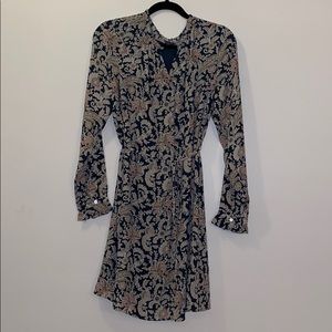 Loft Paisley A-Line Dress
